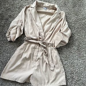 Fashion Nova Blazer Romper Shorts w/ Belt size XS